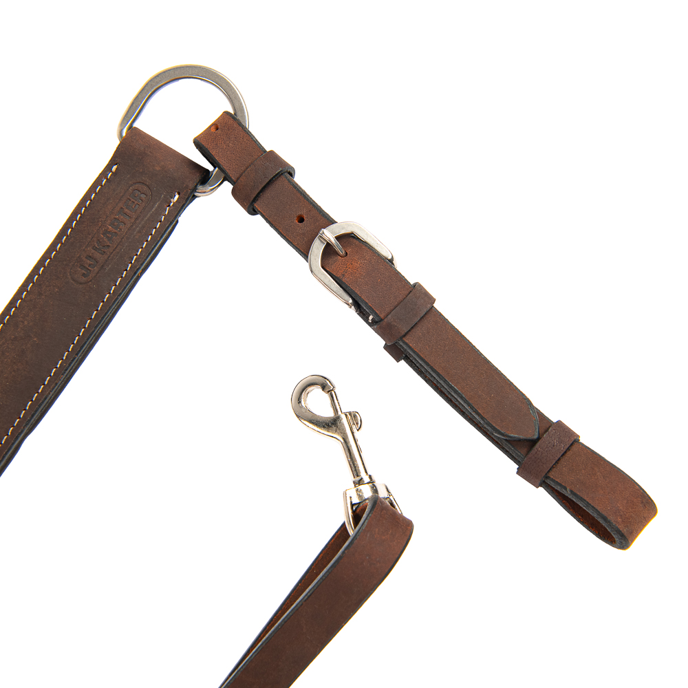 מבט חלופי על JJ Karter Western Leather Breast Collar – Brown