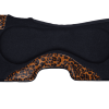 Luxury Leopard Western Saddle Pad side view