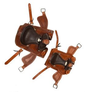 Vue alternative de Mini Western Saddle – Handcrafted & Fully Customizable Gift