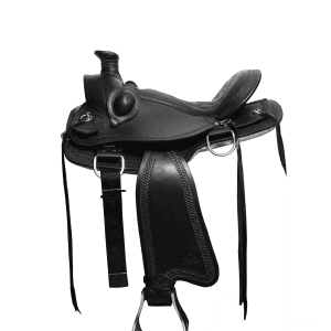 Pro Classic Handmade Black Western Trail Saddle