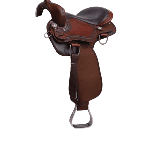عرض بديل لـ Dark Mahogany Western Saddle with Quilted Leather Seat
